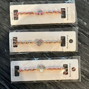 New set of three bracelets